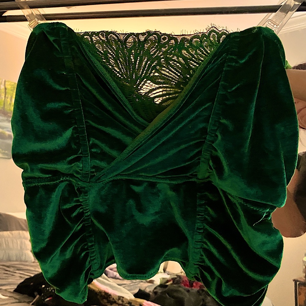 Dark Green Bustier